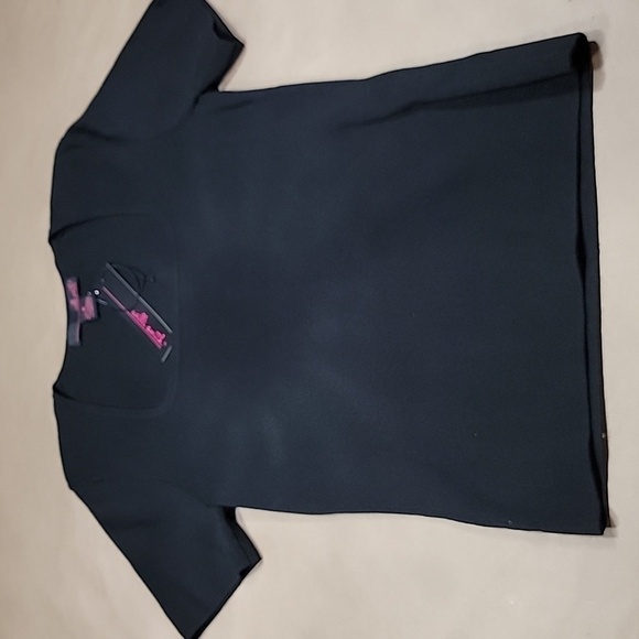 Willi Smith Size S Black Square Neckline Silk Blend Top, NEW with Tag - Picture 5 of 10